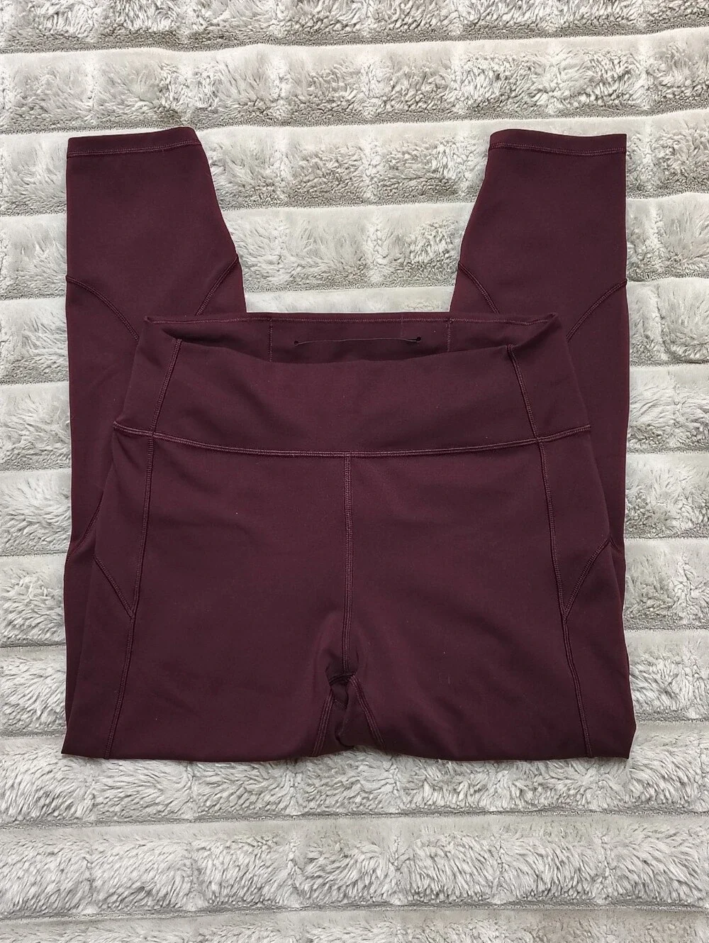 Lululemon In Movement 7/8 Tight - Garnet Women's 10 Yoga Activewear Athletic